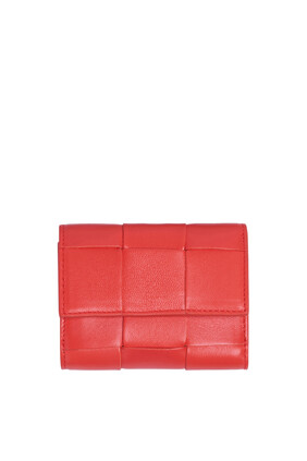 Casette Tri-Fold Zip Wallet
